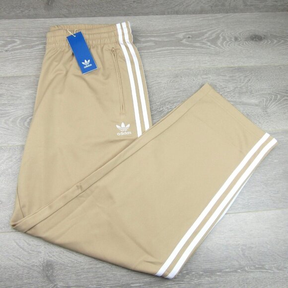 Adidas Originals Firebird Track Pants Mens Size XL Beige NEW IY9894 - Picture 2 of 14